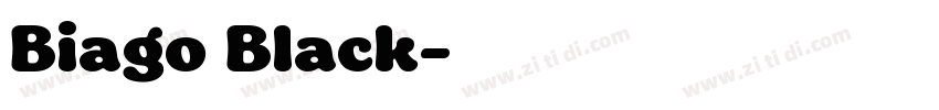 Biago Black字体转换